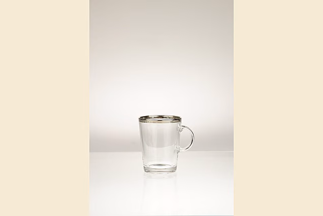 Faro Platinum-FPO-szklanka do herbaty z uchem 250ml