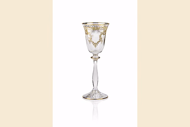 Złocone kieliszki do likieru 60ml Siena-SD