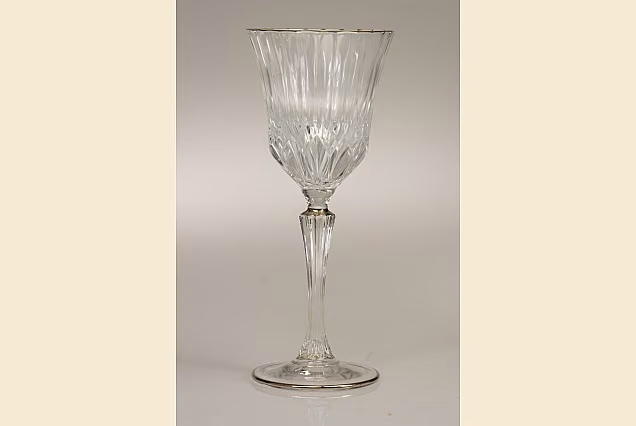 Eleganckie kieliszki do wody 280ml zdobione platyną ADAGIO PLATINUM-ADPB