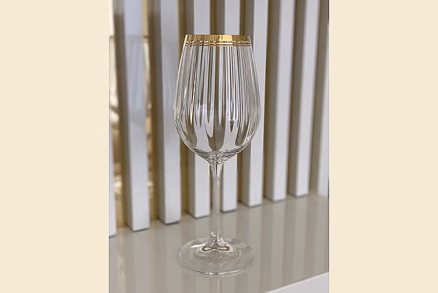 Marble Gold-MGC-kieliszki do wina 350ml