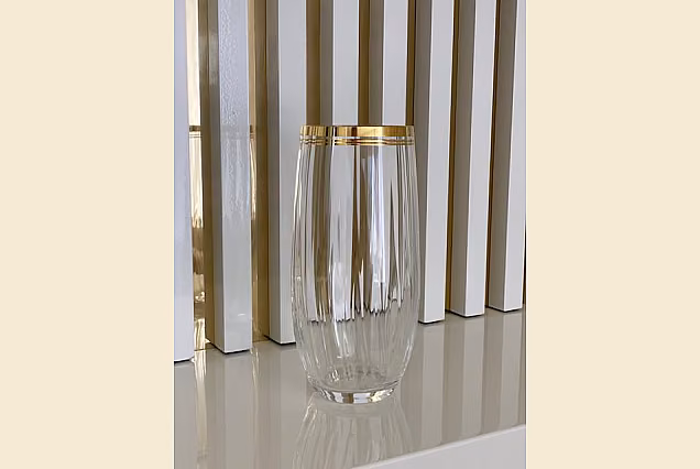 Marble Gold-MGD-szklanki wysokie 350ml
