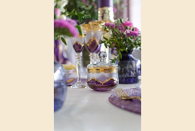 Śliczna cukierniczka Bejrut Violet-BBH