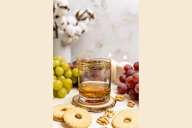 Zdobione złotem szklanki do whisky Diamant-DE