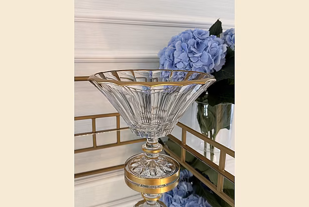 Marigold-MB-kryształowa misa na nodze 26cm