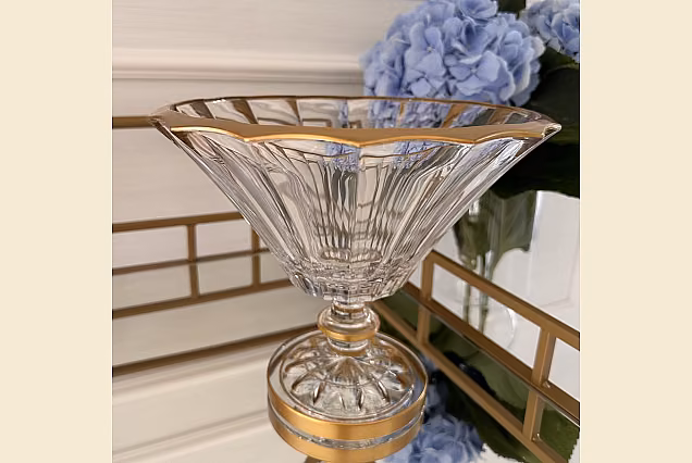 Marigold-MB-kryształowa misa na nodze 26cm