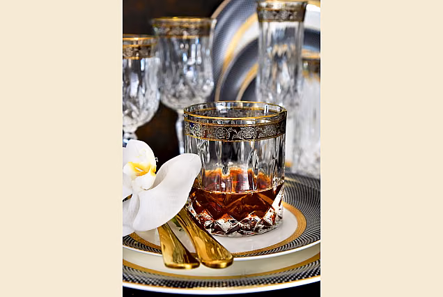 Eleganckie szklanki do drinków Opera Platin-OCE-